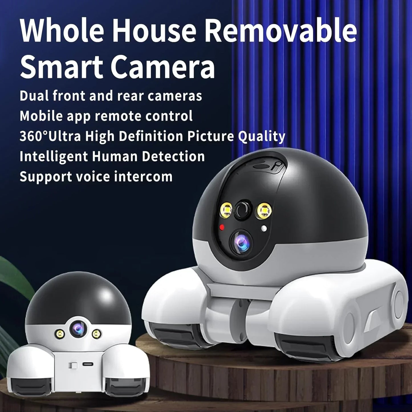 App Controlled Robot Camera on Wheels, 2K Video, view 6
