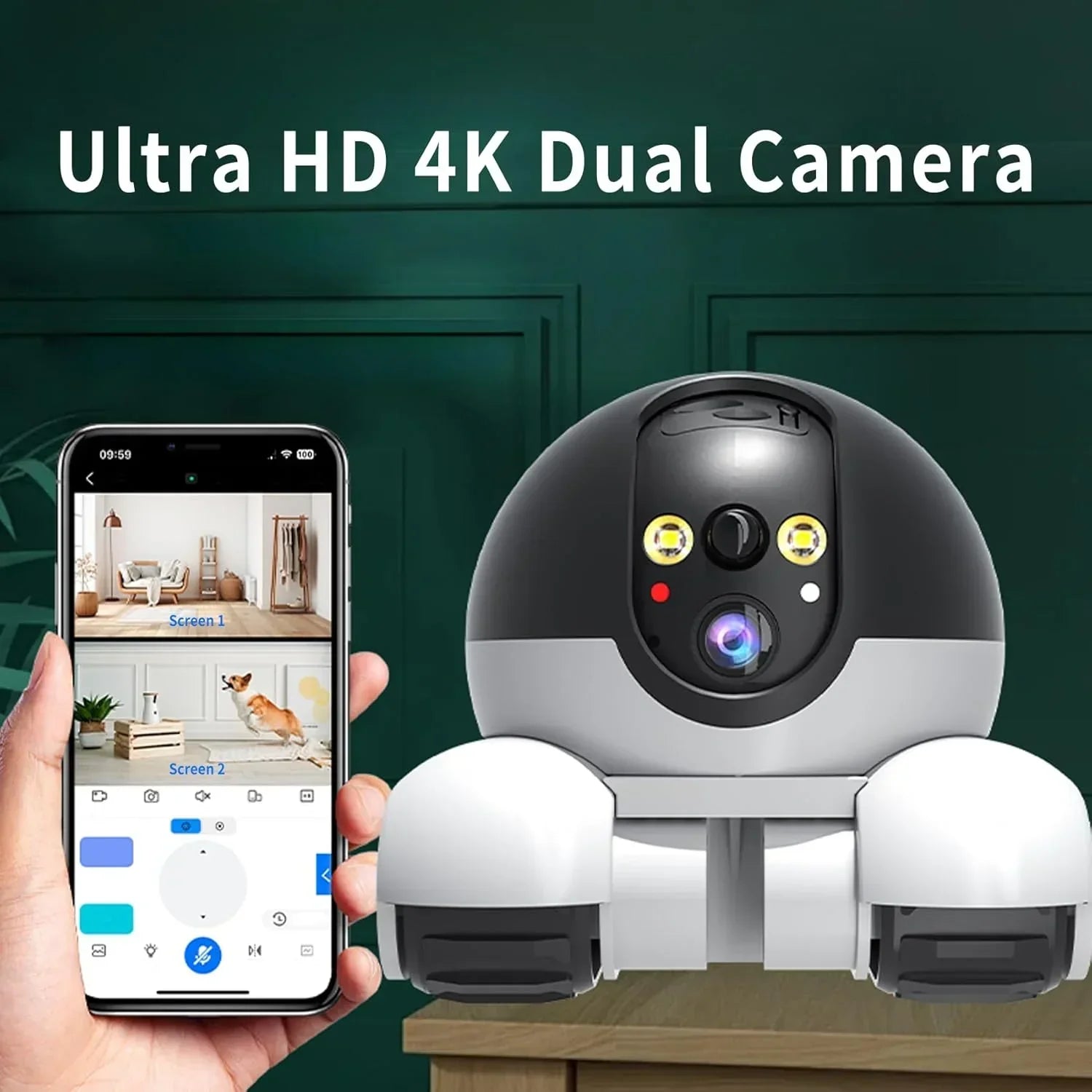 App Controlled Robot Camera on Wheels, 2K Video, view 8