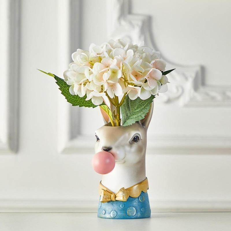 Bubblegum Animal Bust Vase in Five Styles, view 27