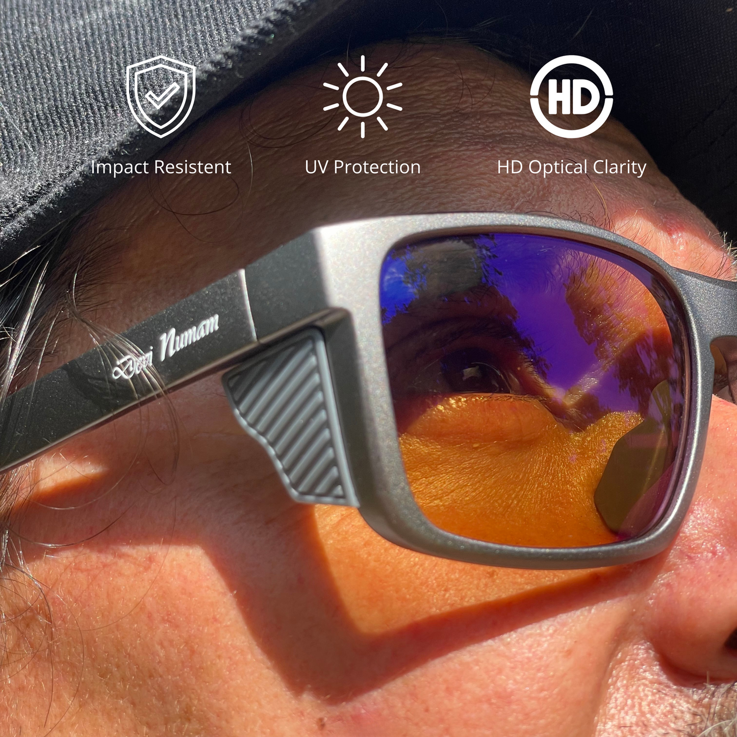 Fishing Sunglasses with Polycarbonate Lenses, view 3