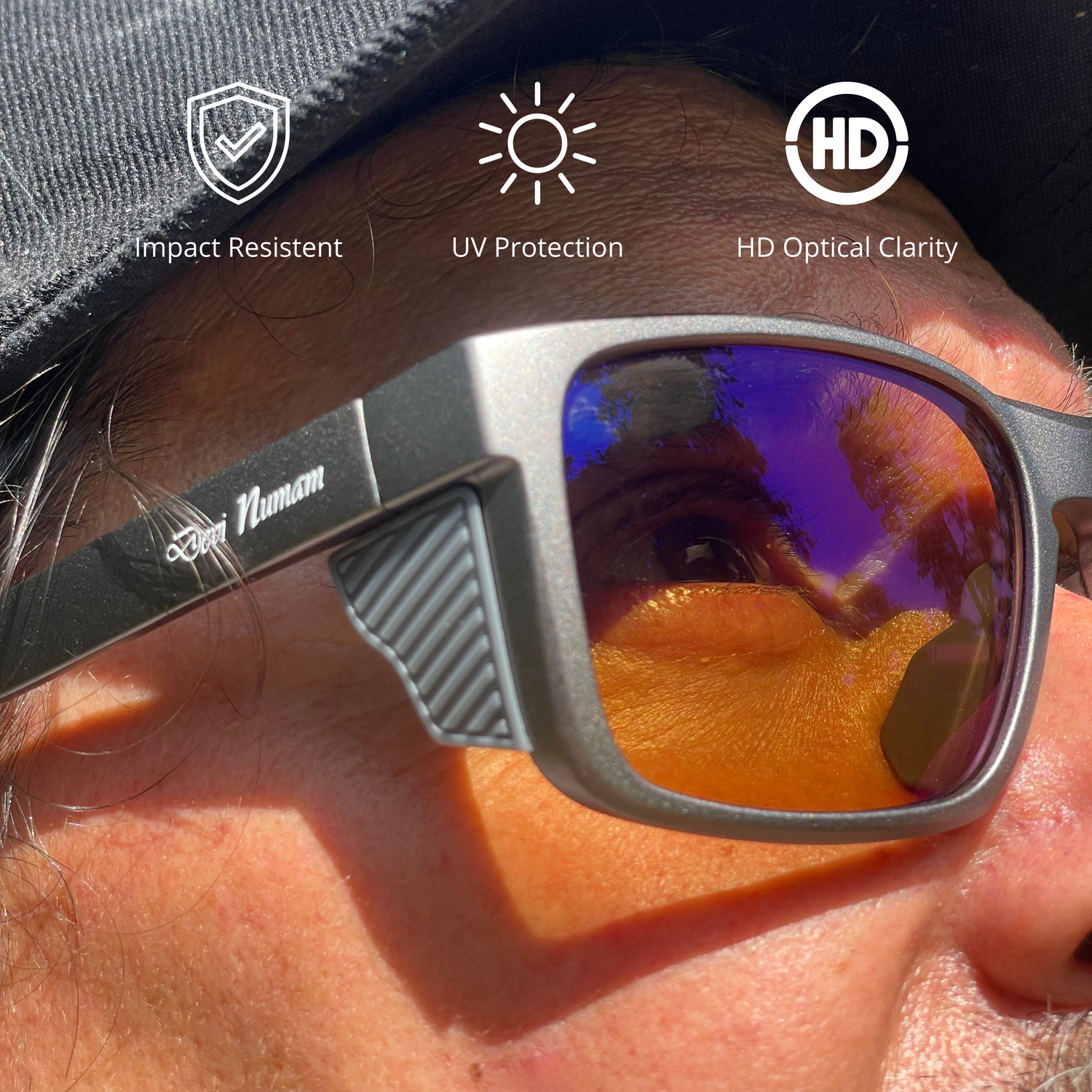 Fishing Sunglasses with Polycarbonate Lenses, view 3