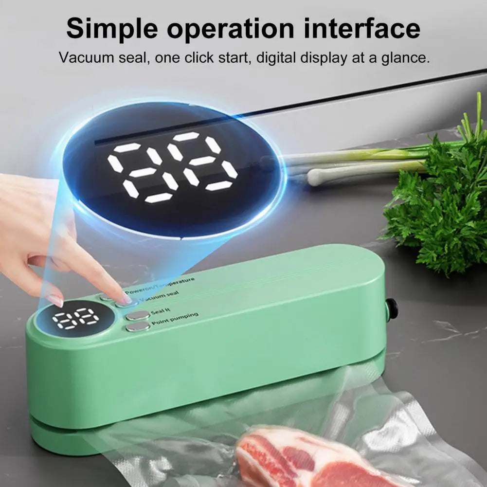 Cordless Handheld Vacuum Sealer for Food Bags, view 4