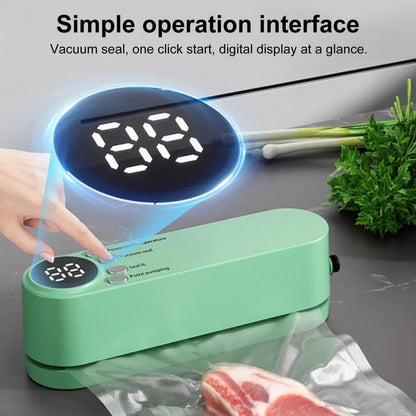 Cordless Handheld Vacuum Sealer for Food Bags, view 4