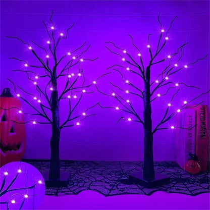 Lit Branch Tree, 20 in, 24 LEDs, USB or Battery, view 4