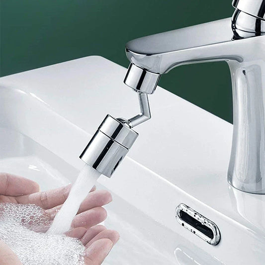 Swivel Faucet Attachment, 1080 Degree, Two Spray Modes
