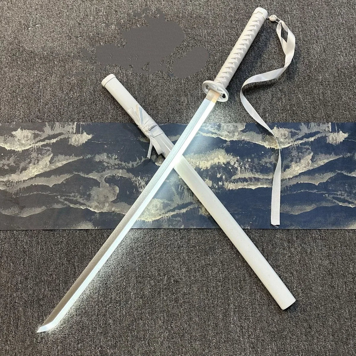 Standing Sword Lamp in Black, White, Red or Blue, view 2