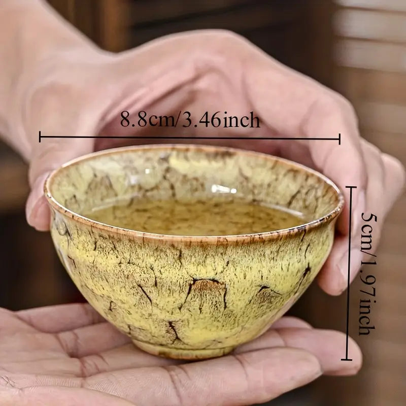 Five Element Ceramic Tea Cups, Set of 5 in a Gift Box, view 9