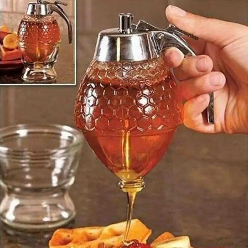 Honey Dispenser with Trigger and Honeycomb Body, view 4