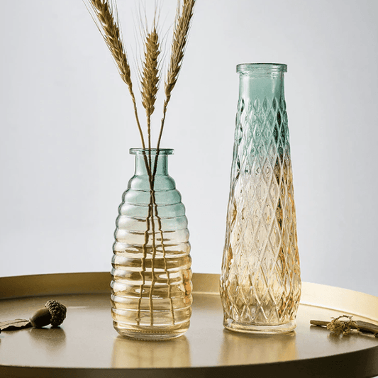 Ombre Glass Bottle Bud Vases, Singles or Full Set, view 2