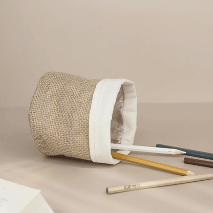 Coated Fabric Planter Basket with Fold Down Rim, view 15