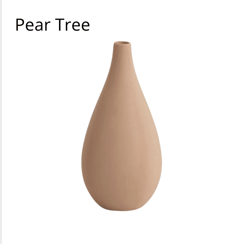 Neutral Matte Ceramic Vases, Six Shapes, Dry Use Only, view 7
