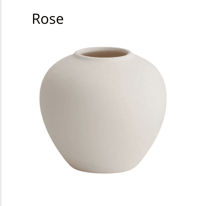 Neutral Matte Ceramic Vases, Six Shapes, Dry Use Only, view 11