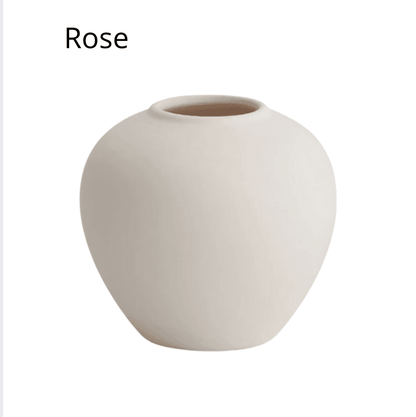 Neutral Matte Ceramic Vases, Six Shapes, Dry Use Only, view 11