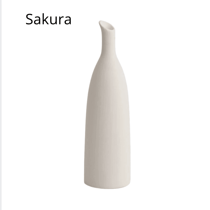 Neutral Matte Ceramic Vases, Six Shapes, Dry Use Only, view 6