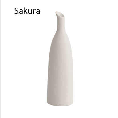 Neutral Matte Ceramic Vases, Six Shapes, Dry Use Only, view 6