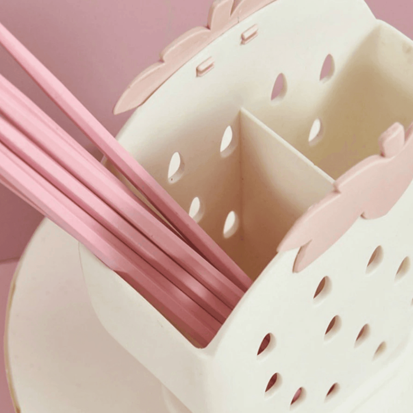 Strawberry Shaped Drying Rack for Utensils and Brushes, view 3