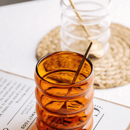 Hand Blown Bubble Glass Cups, 10 oz, view 8