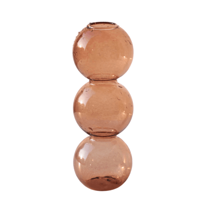 Stacked Bubble Glass Bud Vase, Three or Four Bubbles, view 11