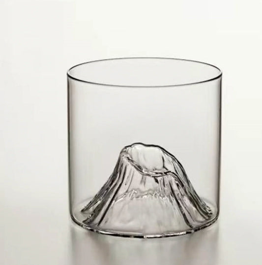 Handmade Japanese Whiskey Glass with Wooden Box