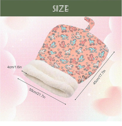 Plush Cat Sleeping Pouch Bed for Small Pets, view 5