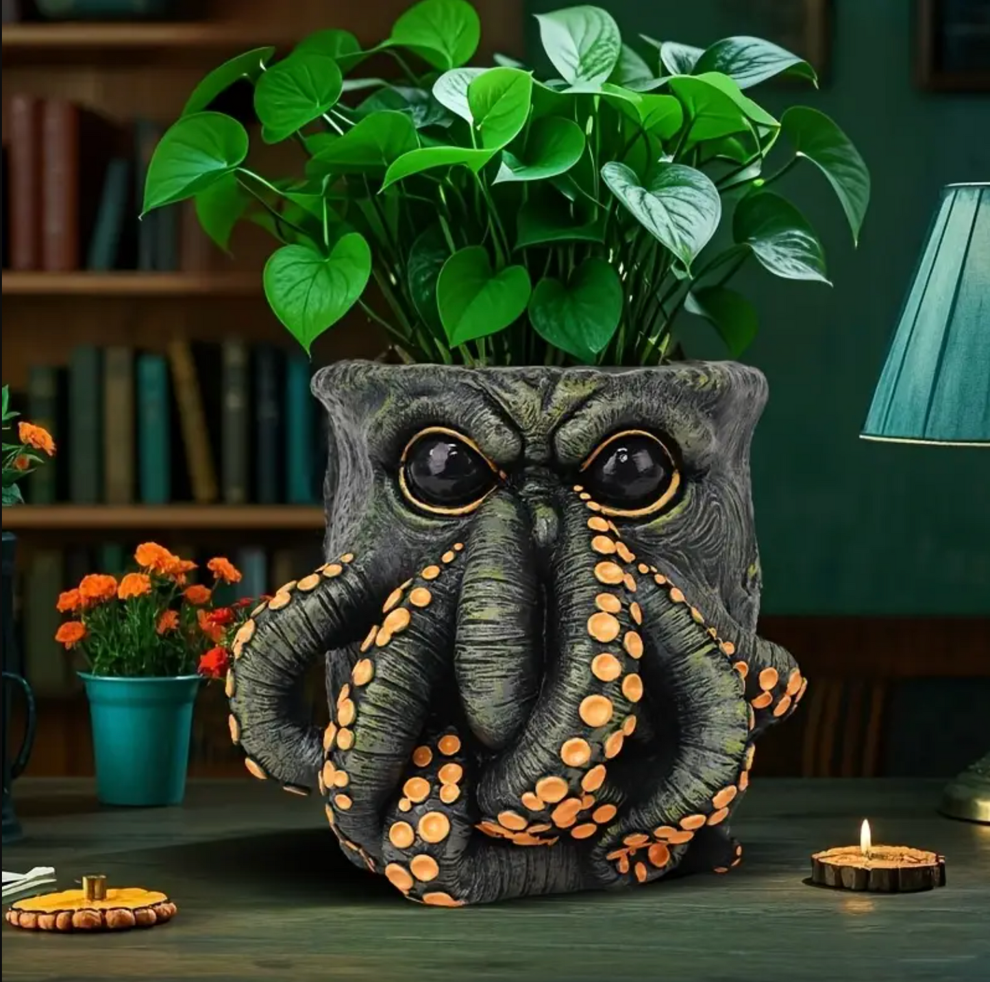Octopus Tentacle Resin Planter with Drainage Holes