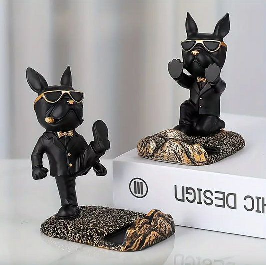 Bulldog Resin Phone Holder for a Desk, view 2