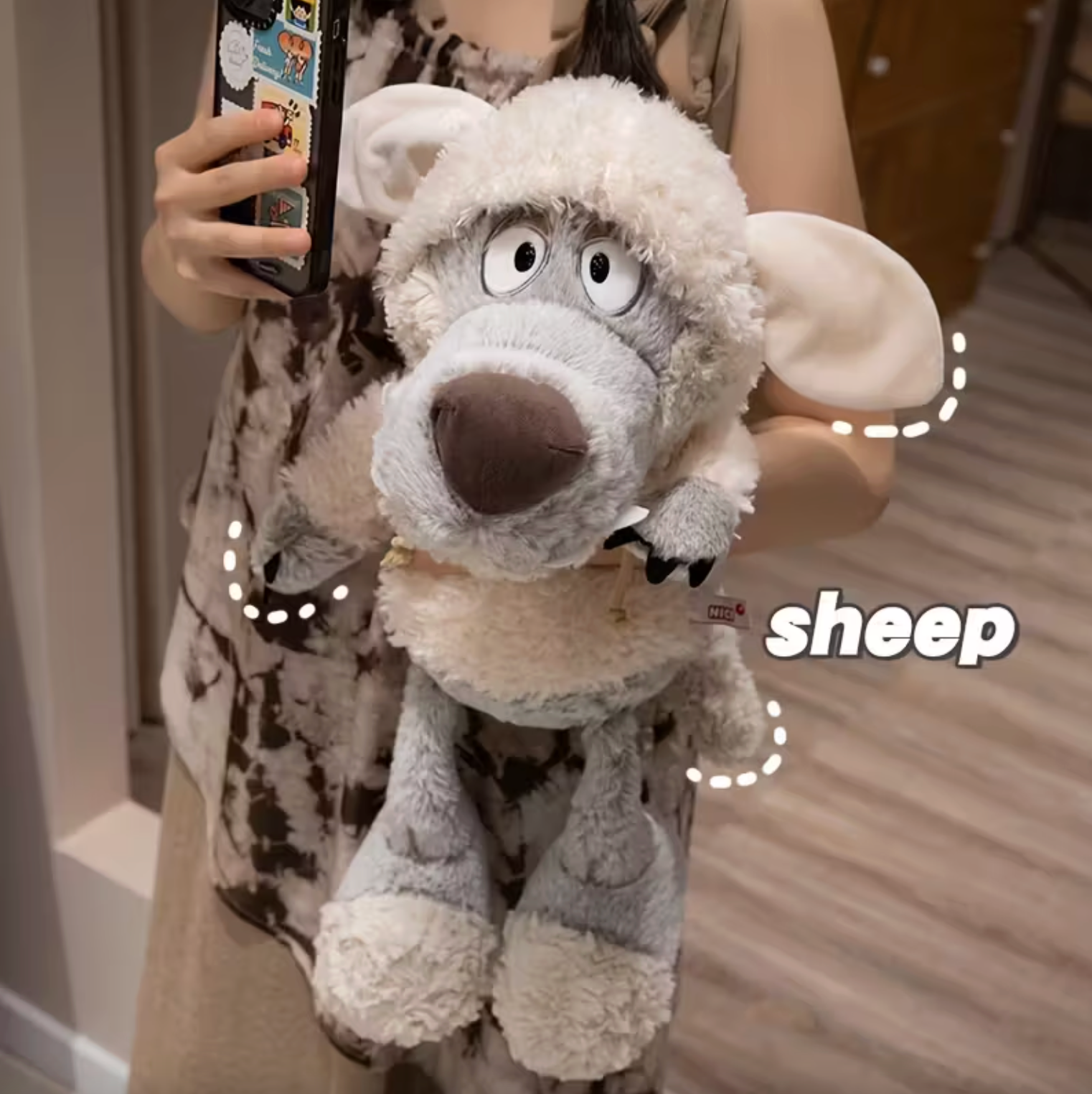 Wolf in Sheep Costume Plush, Two Sizes, view 2
