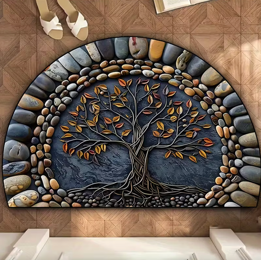 Tree of Life Stone Print Mat, Two Sizes, view 2