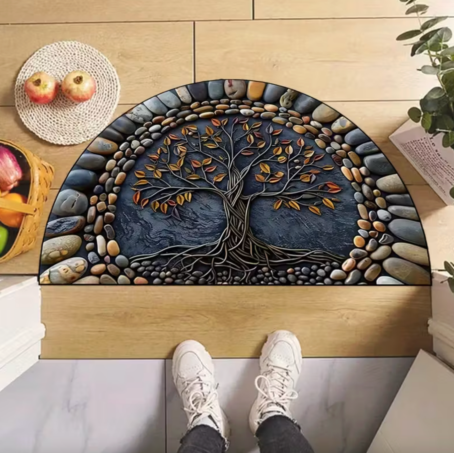 Tree of Life Stone Print Mat, Two Sizes, view 3