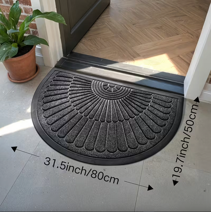 Half Moon Door Mat with Rubber Backing, Two Sizes, view 3