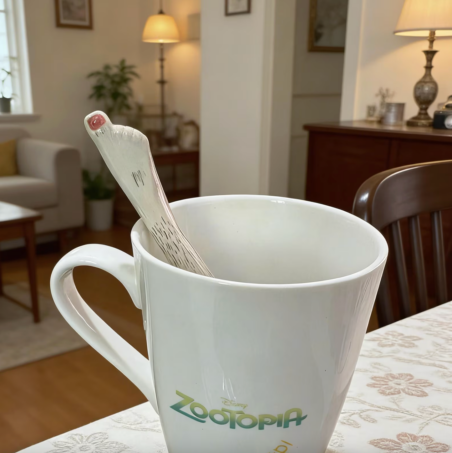 Ceramic Leg Shaped Reusable Drinking Straw, view 2