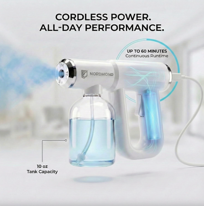 Cordless Handheld Mist Sprayer, 10 oz Tank, view 3