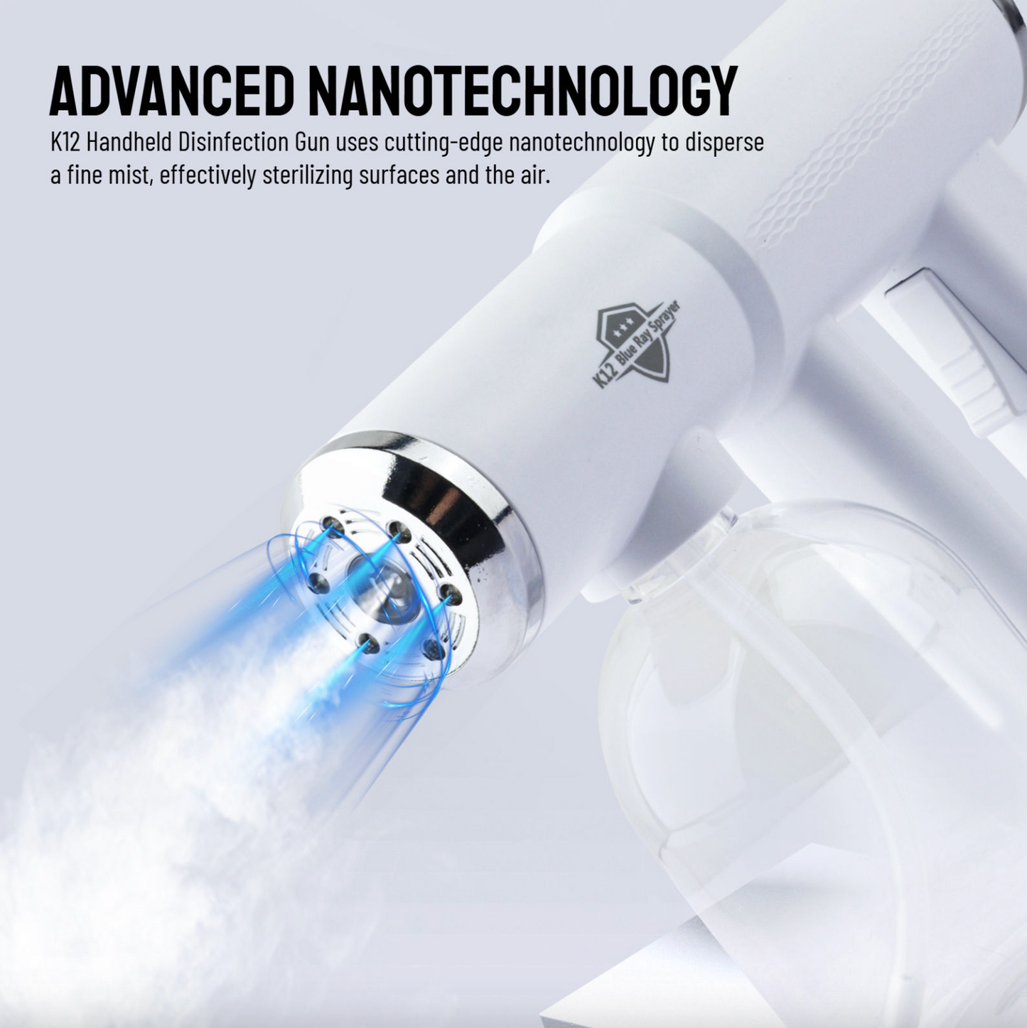 Cordless Handheld Mist Sprayer, 10 oz Tank, view 8