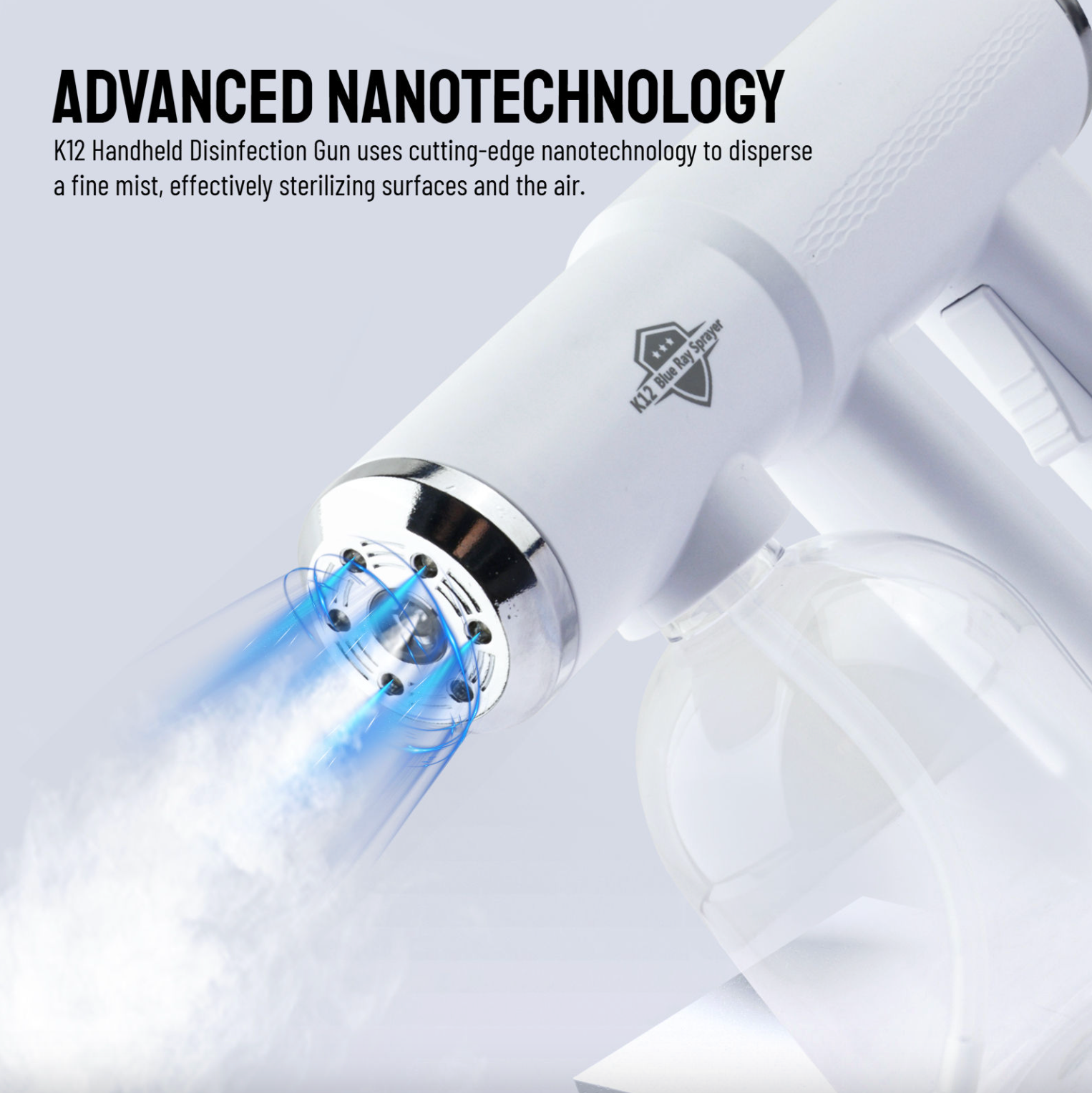 Cordless Handheld Mist Sprayer, 10 oz Tank, view 8