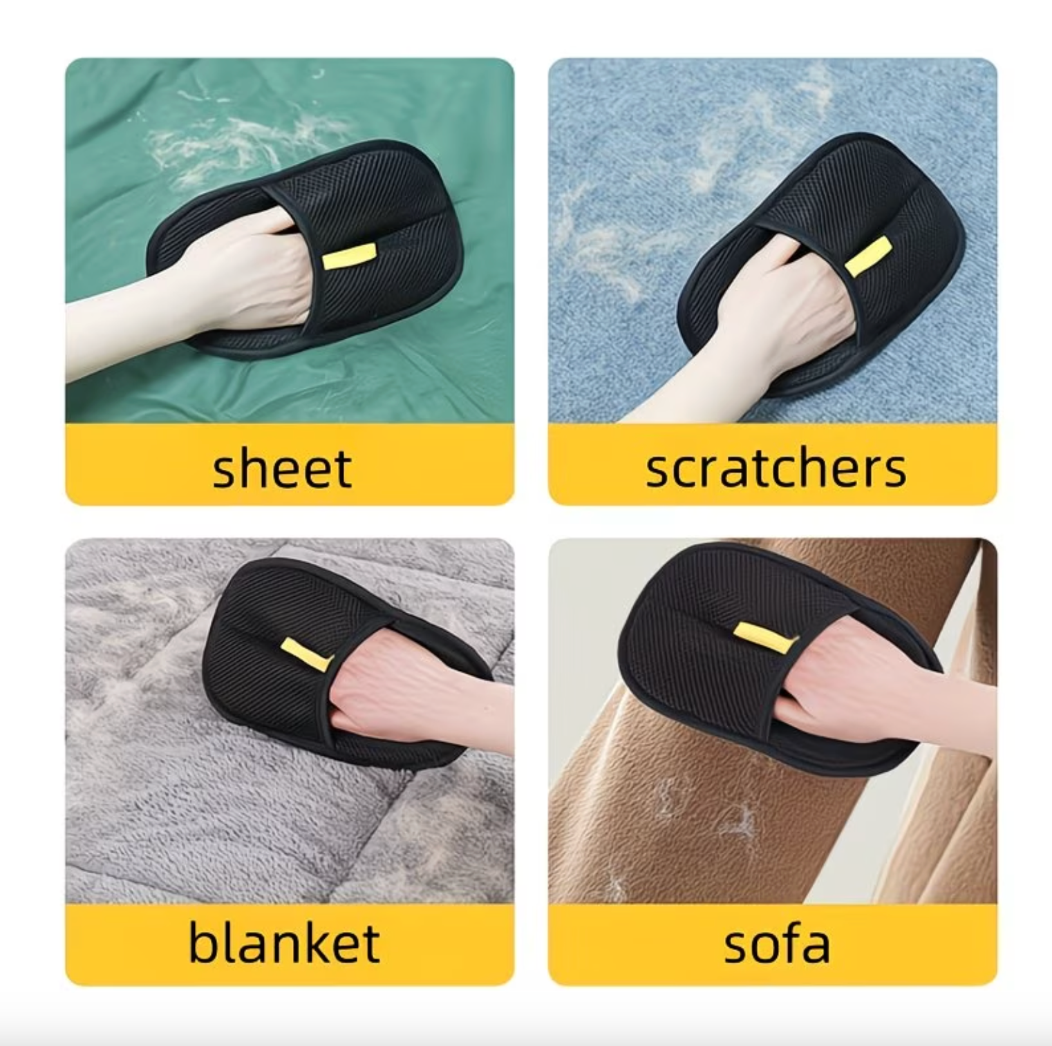 Reusable Silicone Pet Hair Removal Glove, view 5