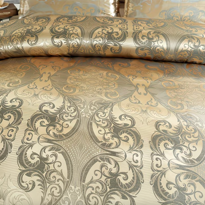Woven Damask Jacquard Bedding Set, Twin to King, view 3