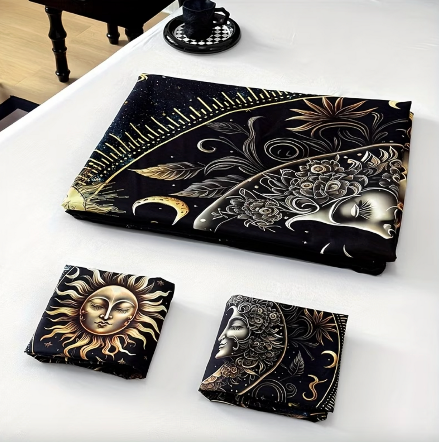 Sun and Moon Celestial Duvet Cover Set, 3 Piece, view 10