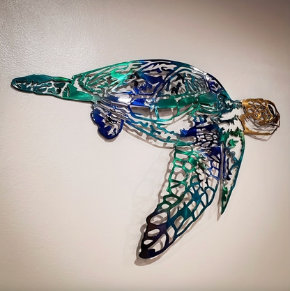 Metal Marine Life Wall Art, Four Ocean Designs, view 4