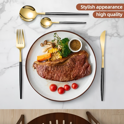Gold Flatware in Stainless Steel, Mirror or Matte, view 5
