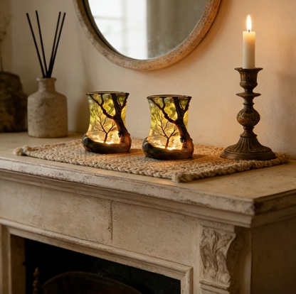 Battery Ambient Lamp with Tree Branch Shadows, view 4