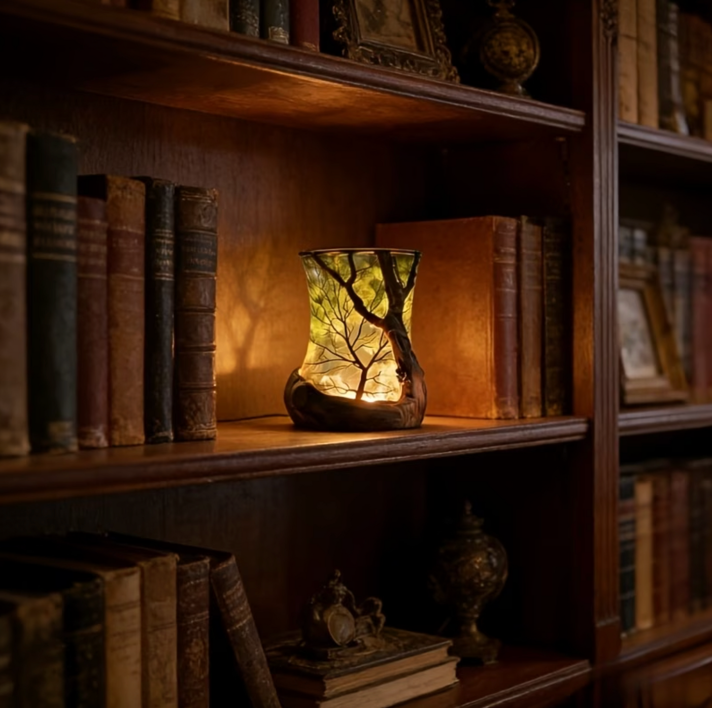Battery Ambient Lamp with Tree Branch Shadows, view 5