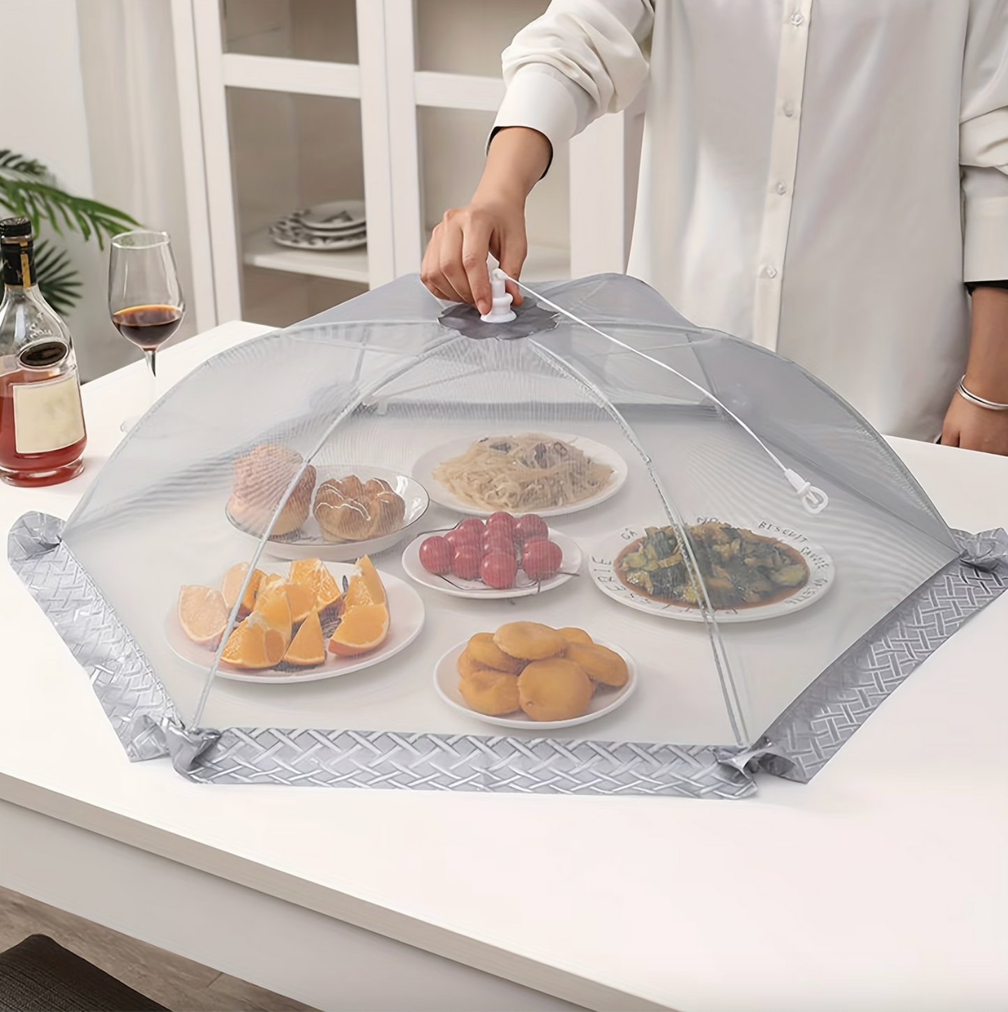 Pop Up Mesh Food Cover for Outdoor Tables, view 5