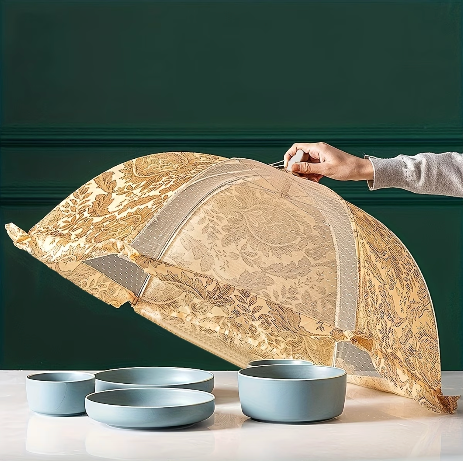 Pop Up Mesh Food Cover for Outdoor Tables, view 10