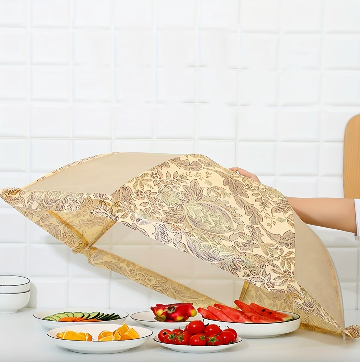 Pop Up Mesh Food Cover for Outdoor Tables, view 13