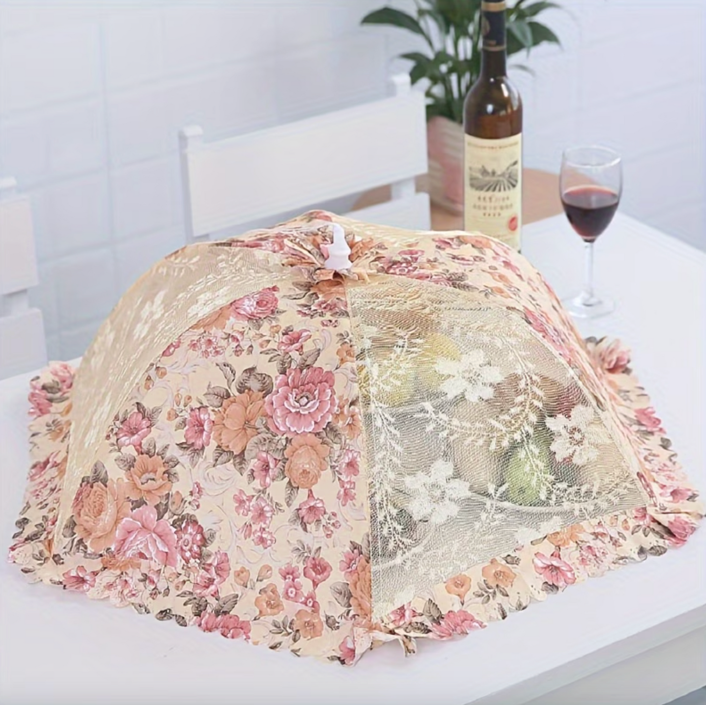 Pop Up Mesh Food Cover for Outdoor Tables, view 7