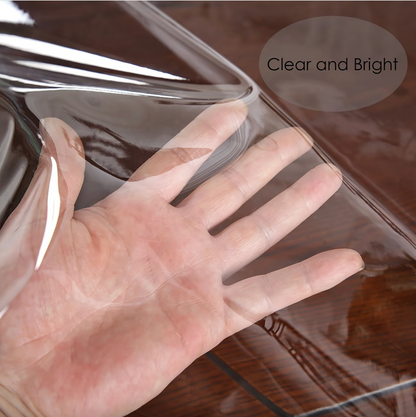 Clear Vinyl Tablecloth Protector for Rectangular Tables, view 5