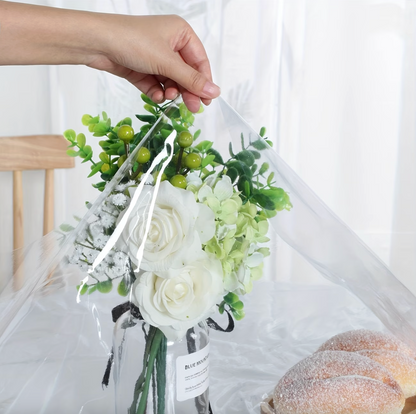 Clear Vinyl Tablecloth Protector for Rectangular Tables, view 8