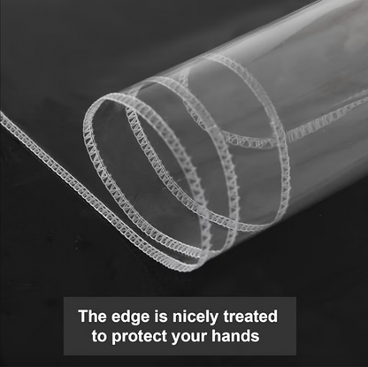 Clear Vinyl Tablecloth Protector for Rectangular Tables, view 7