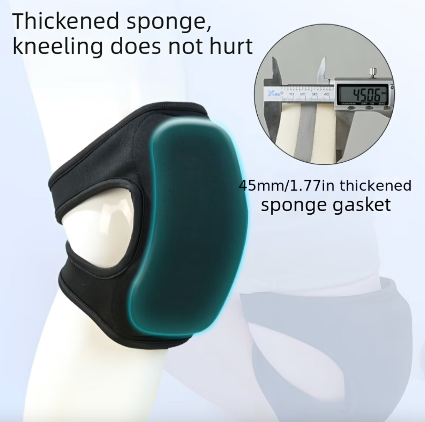 Gardening Knee Pads with Pressure Relief Opening, view 8