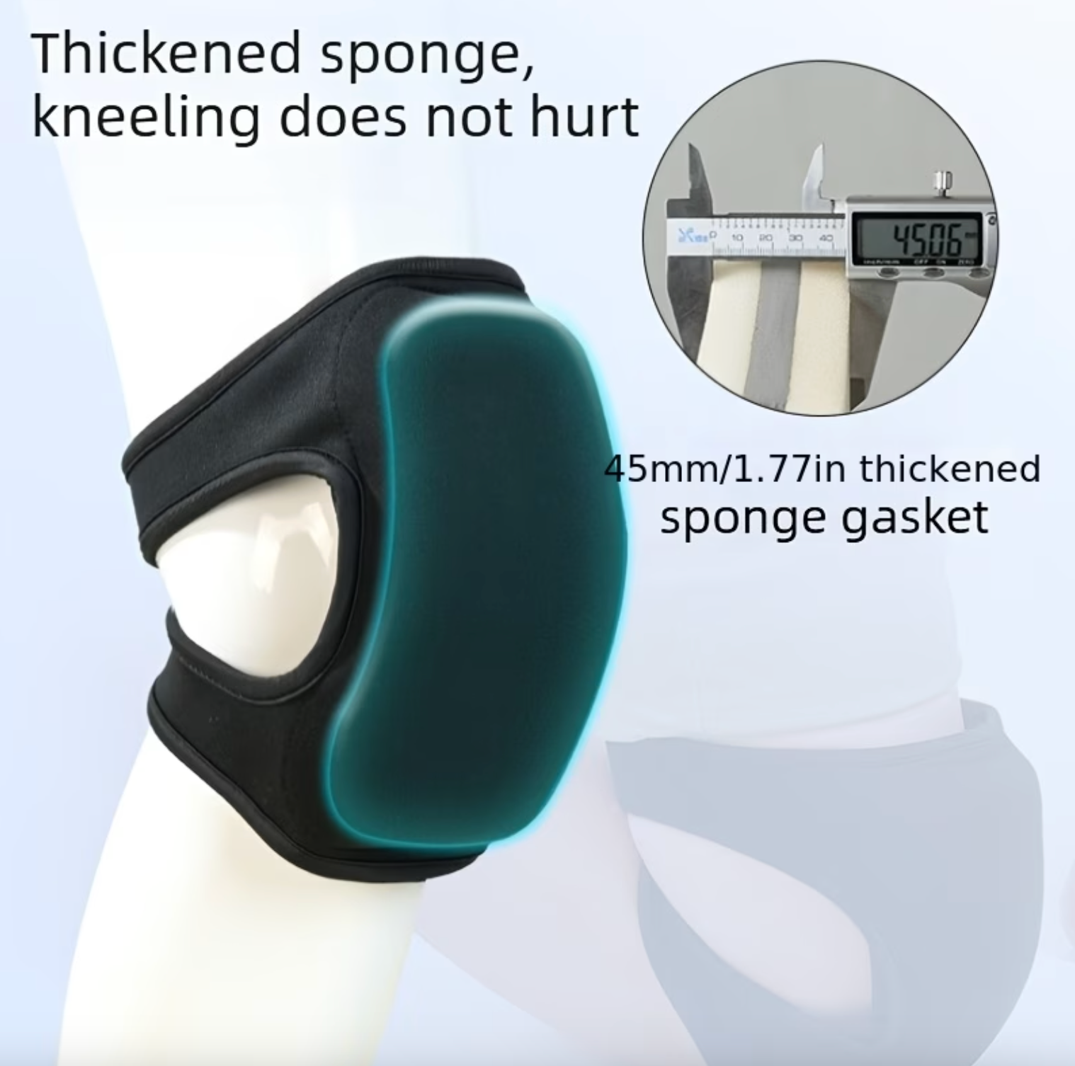 Gardening Knee Pads with Pressure Relief Opening, view 8